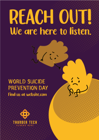 Reach Out Suicide prevention Poster Image Preview