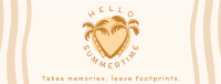 Hello Summertime Facebook cover Image Preview