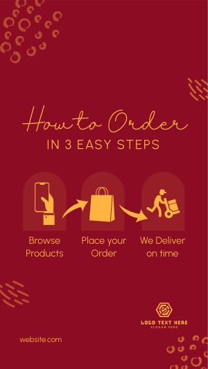 Easy Order Guide Facebook story Image Preview