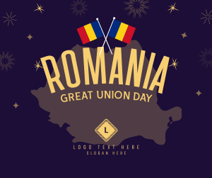 Romania Great Union Day Facebook post Image Preview