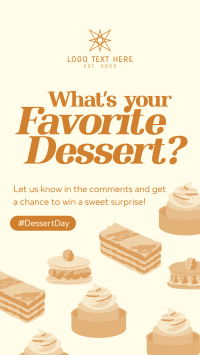 Dessert Day Quirky Instagram Reel Design