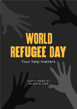 World Refugee Day Flyer Image Preview