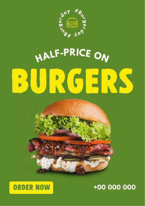 Best Deal Burgers Flyer Image Preview