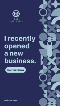 Shapes Open New Business  Facebook story Image Preview