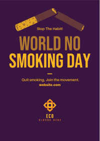 World No Smoking Day Flyer Image Preview