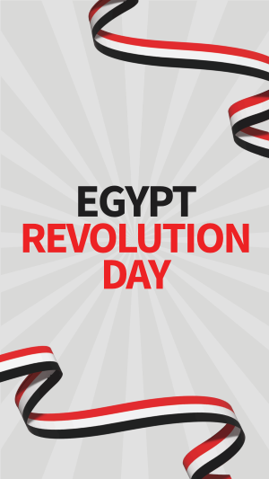 Egypt Revolution Day Instagram story Image Preview