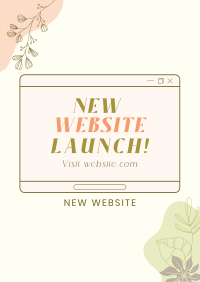 Floral Website Flyer Image Preview