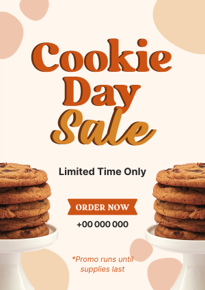 Cookie Day Sale Flyer Image Preview