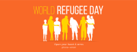 Family Refugees Facebook Cover Design