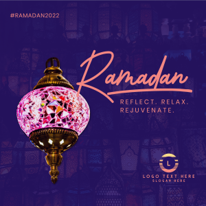 Ramadan Stained Glass Instagram post Image Preview