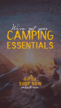 Camping Gear Essentials YouTube short Image Preview