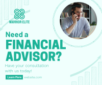 Professional Financial Advisor Facebook post Image Preview
