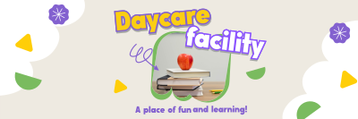 Cute Daycare Facility Twitter header (cover) Image Preview