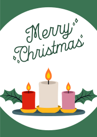 Christmas Candles Poster Image Preview