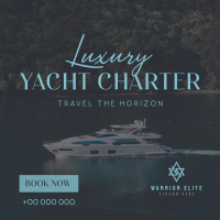 Luxury Yacht Charter Linkedin Post Image Preview