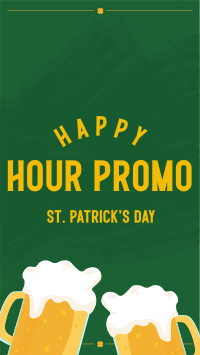 St. Patrick's Day  Happy Hour Instagram story Image Preview