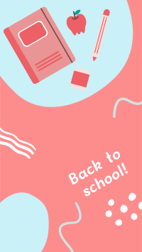 Cute Back to School Facebook story Image Preview