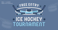 Ice Hockey Tournament Facebook ad Image Preview