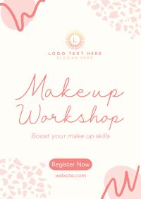 Abstract Beauty Workshop Poster Design