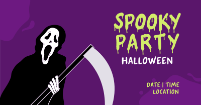 Spooky Party Facebook ad