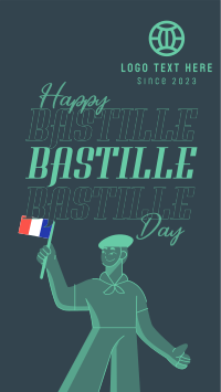 Hey Hey It's Bastille Day Instagram story Image Preview