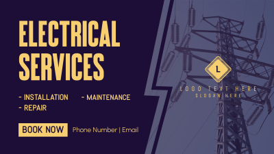 Electrician For Hire Facebook event cover Image Preview