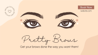 Pretty Brows Facebook event cover Image Preview