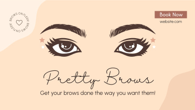Pretty Brows Facebook event cover Image Preview