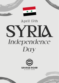 Syria Day Poster Image Preview