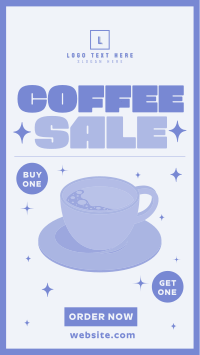 Trendy Coffee Shop Sale Instagram Reel Design