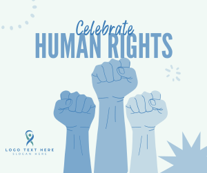 Celebrate Human rights Facebook post Image Preview