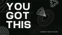 Geometric Monday Motivation Animation Image Preview