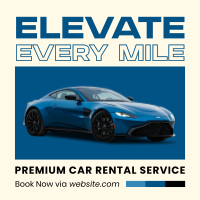 Premium Car Rental Instagram post Image Preview