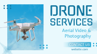 Drone Aerial Camera Facebook Event Cover Design