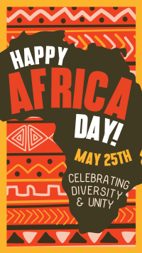 Africa Day Greeting TikTok Video Design