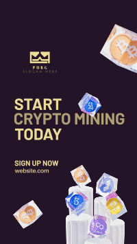 Start Crypto Today Instagram story Image Preview