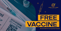 Free Vaccine Week Facebook Ad Design