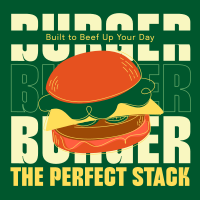 Double Burger Food T-shirt Preview