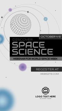 Space Week Webinar YouTube Short Design