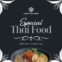 Special Thai Food Linkedin Post Design