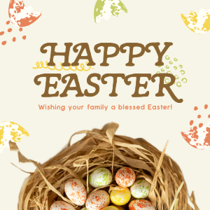 Easter Sunday Greeting Instagram post Image Preview
