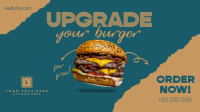 Upgrade your Burger! Facebook Event Cover Design