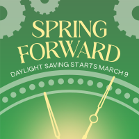 Daylight Saving Reminder Instagram Post Preview