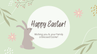 Happy Easter Spring Facebook event cover Image Preview