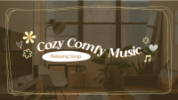 Cozy Comfy Music YouTube Banner Design