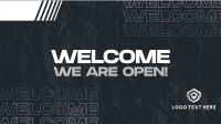 Grunge Welcome Texture  Facebook Event Cover Design