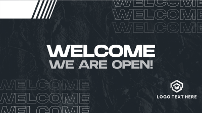 Grunge Welcome Texture  Facebook event cover Image Preview