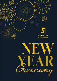 Circle Swirl New Year Giveaway Poster Image Preview