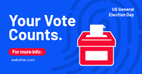 Drop Your Votes Facebook Ad Design