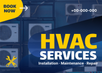 HVAC Services Postcard Image Preview